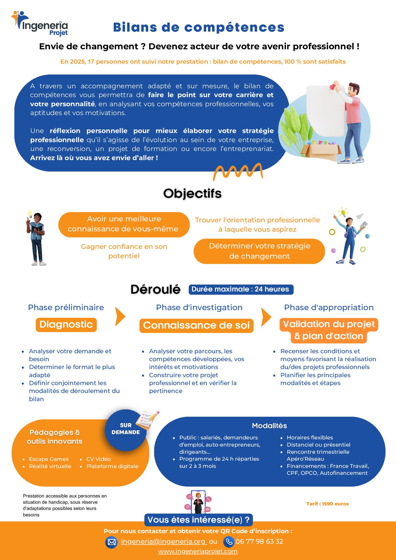 plaquette bilan de compétences